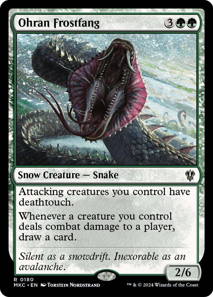 Ohran Frostfang – Commander: Murders at Karlov Manor 180 – Magic: The Gathering single card Hoofdafbeelding