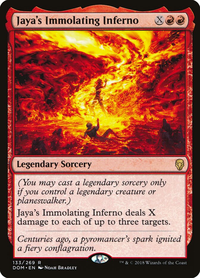 Jaya's Immolating Inferno - Dominaria (Rare) [DOM-133]