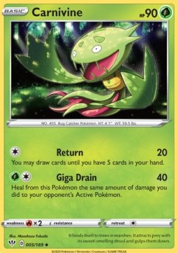 Carnivine - Darkness Ablaze (Uncommon) [DAA-5] Hoofdafbeelding