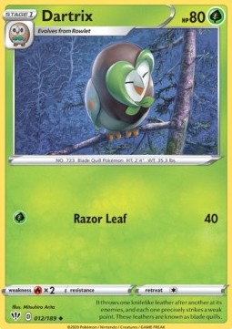 Dartrix - Darkness Ablaze (Uncommon) [DAA-12] Imagen principal del producto