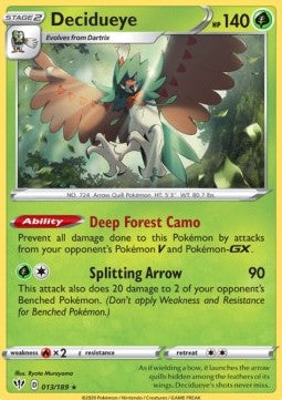 Decidueye - Darkness Ablaze (Holo Rare) [DAA-13] Immagine principale del prodotto