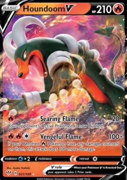 Houndoom V - Darkness Ablaze (Ultra Rare) [DAA-21]