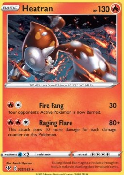 Heatran - Darkness Ablaze (Holo Rare) [DAA-25] Imagen principal del producto