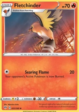 Fletchinder - Darkness Ablaze (Uncommon) [DAA-31] Immagine principale del prodotto
