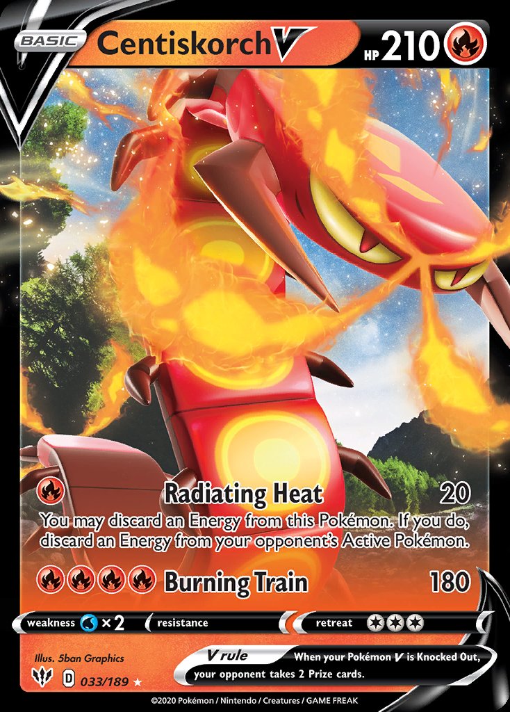 Centiskorch V - Darkness Ablaze (Ultra Rare) [DAA-33] Main image