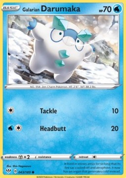 Galarian Darumaka - Darkness Ablaze (Common) [DAA-43] Hover Image