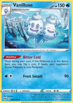 Vanilluxe - Darkness Ablaze (Rare) [DAA-47] Hover Image