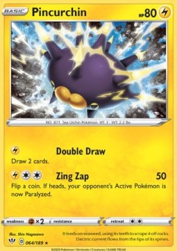 Pincurchin - Darkness Ablaze (Holo Rare) [DAA-64] Immagine principale del prodotto