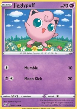 Jigglypuff - Darkness Ablaze (Common) [DAA-67] Hover Image