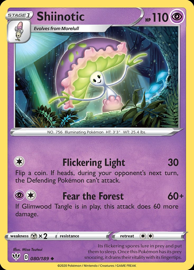 Shiinotic - Darkness Ablaze (Uncommon) [DAA-80] Main image