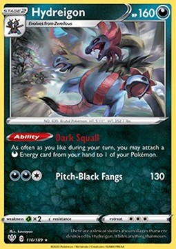 Hydreigon - Darkness Ablaze (Rare) [DAA-110] Hoofdafbeelding