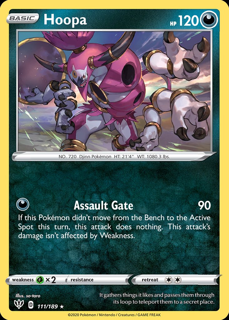 Hoopa - Darkness Ablaze (Holo Rare) [DAA-111] Main image