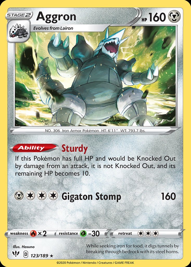 Aggron - Darkness Ablaze (Holo Rare) [DAA-123] Main image