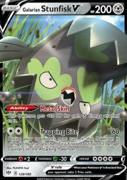 Galarian Stunfisk V - Darkness Ablaze (Ultra Rare) [DAA-128] Imagen principal del producto
