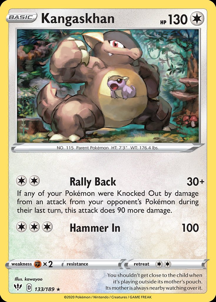 Kangaskhan - Darkness Ablaze (Holo Rare) [DAA-133] Immagine principale del prodotto
