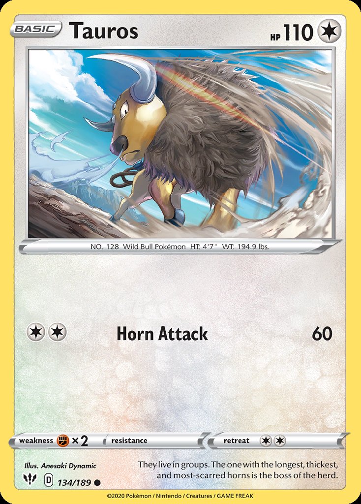 Tauros - Darkness Ablaze (Common) [DAA-134] Main image
