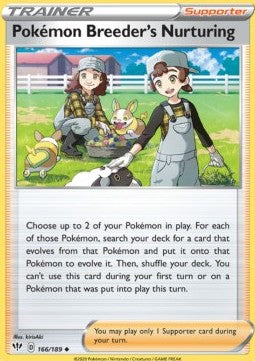 Pokemon Breeder's Nurturing - Darkness Ablaze (Uncommon) [DAA-166] Hoofdafbeelding