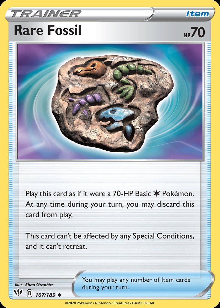 Rare Fossil - Darkness Ablaze (Uncommon) [DAA-167] Hoofdafbeelding