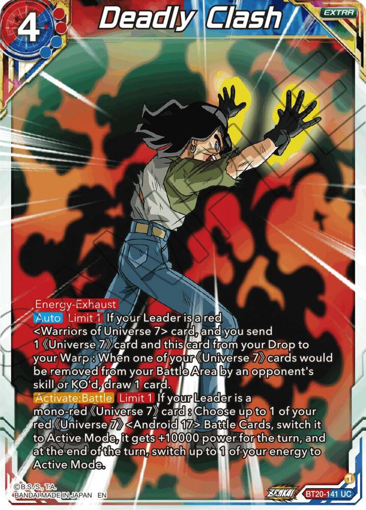 Deadly Clash (V.1 - Uncommon) - Power Absorbed (Uncommon) [BT20-141] — dragon-ball card Main image