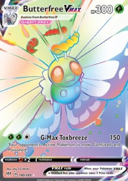 Butterfree VMAX - Darkness Ablaze (Secret Rare) [DAA-190] Immagine principale del prodotto