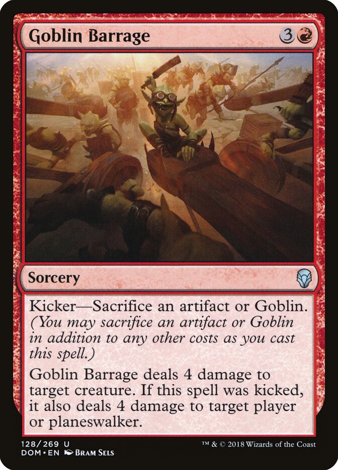 Goblin Barrage - Dominaria (Uncommon) [DOM-128]