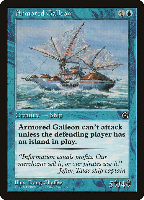 Armored Galleon – Portal Second Age (P02-33) Magic: The Gathering card | LC-REM-20260804-15339514462540-484b2978-2da5-41cf-85d4-128e9dae75c0