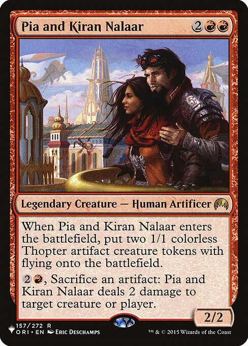 Pia and Kiran Nalaar – The List (PLST-ORI-157) Magic: The Gathering card | LC-REM-20260804-15150862598476-484d0ecb-8e63-4964-ba69-b5b2f752676e
