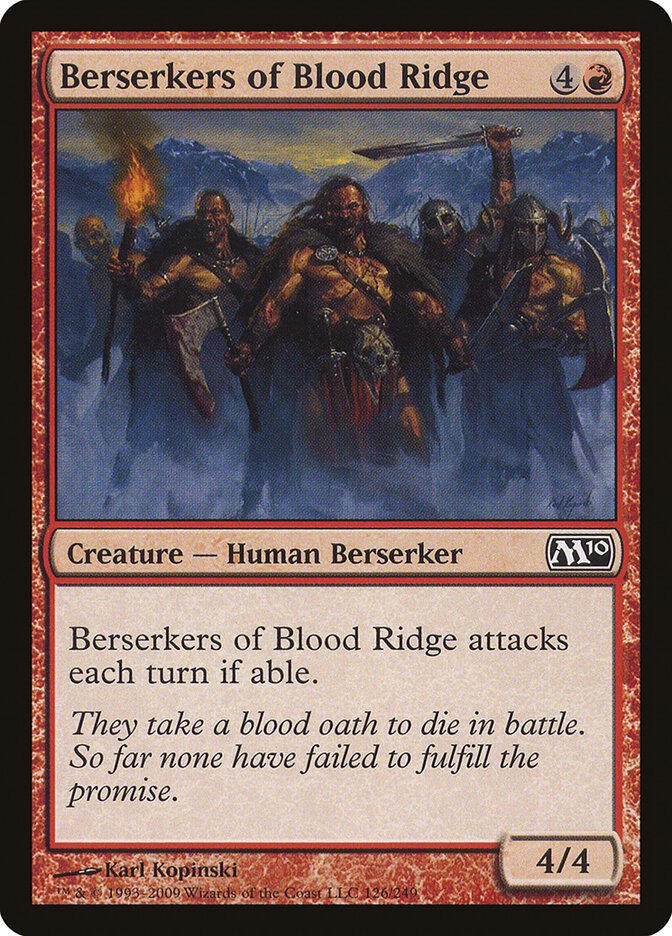 Berserkers of Blood Ridge - Magic 2010 (Common) [M10-126] Hauptbild
