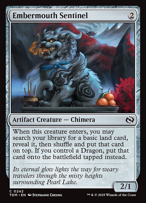 Embermouth Sentinel – Tarkir: Dragonstorm (TDM-242) Magic: The Gathering card | LC-REM-20260804-15401912402252-485f75d5-da5b-4605-885a-561ccd999cc6