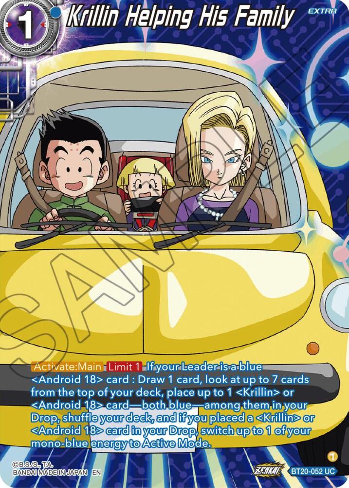 Krillin Helping His Family (V.2 - Uncommon) - Power Absorbed (Uncommon) [BT20-052]
