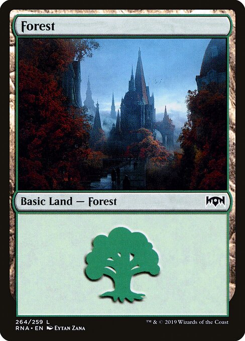 Forest – Ravnica Allegiance (RNA-264) Magic: The Gathering card | LC-REM-20260804-15151821586764-48764854-d268-462d-a016-27329c8f062d