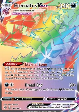 Eternatus VMAX - Darkness Ablaze (Secret Rare) [DAA-192] Imagen principal del producto