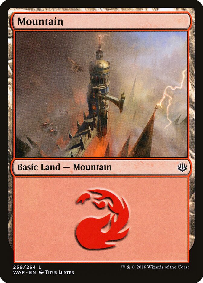 Mountain (V.1) - War of the Spark (Land) [WAR-259]