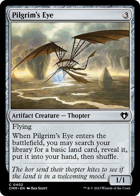 Pilgrim's Eye – Commander Masters (CMM-402) Magic: The Gathering card Immagine principale del prodotto