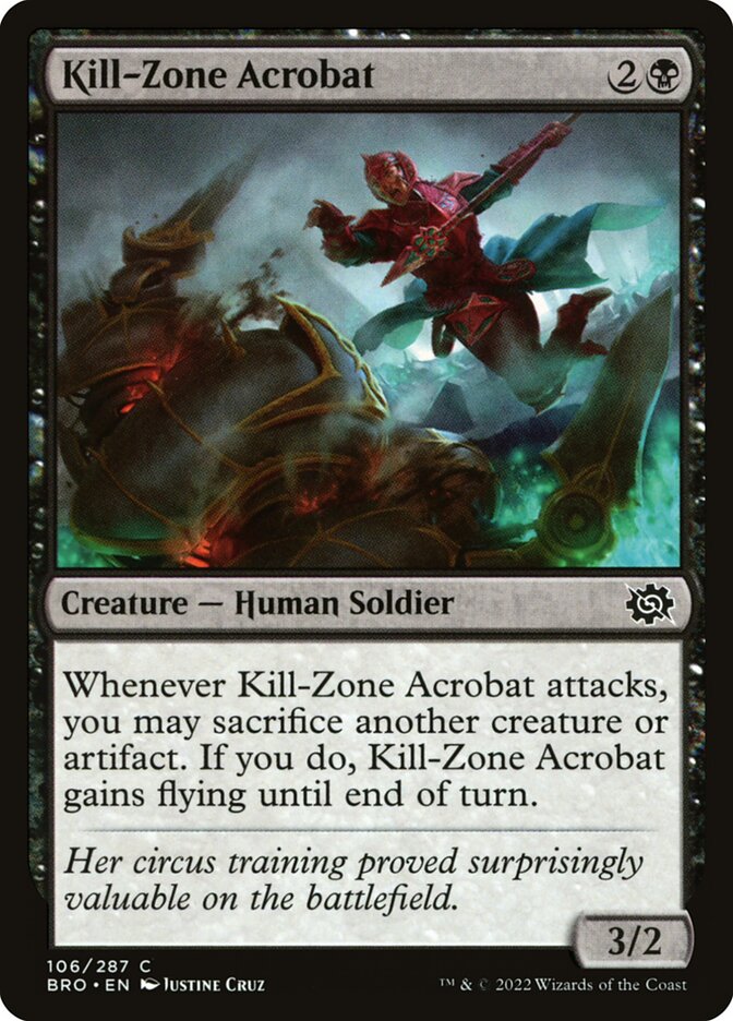 Kill-Zone Acrobat - The Brothers' War (Common) [BRO-106]