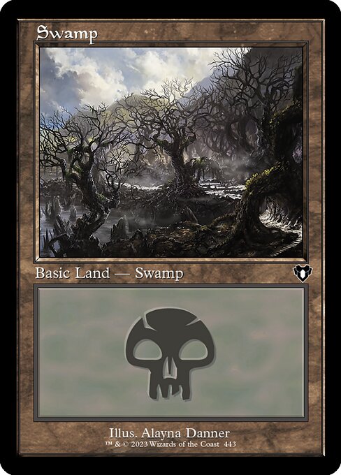 Swamp – Commander Masters (CMM-443) Magic: The Gathering card | LC-REM-20260804-15376405856588-490452a3-22fb-4c75-9bf2-5cd6d6719446 Immagine principale del prodotto