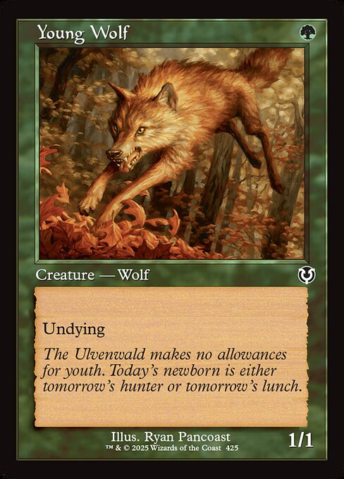 Young Wolf – Innistrad Remastered (INR-425) Magic: The Gathering card | LC-REM-20260804-15339914690892-490bec65-fe8e-427c-a97b-c904bffbc637