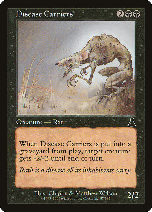 Disease Carriers – Urza's Destiny (UDS-57) Magic: The Gathering card | LC-REM-20260804-15935502025036-49125cfc-dbae-4543-9d2d-4cc78f45ce9a Imagen principal del producto