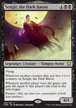 Sengir, the Dark Baron - Commander Legends (Rare) [CMR-149] Imagen principal del producto
