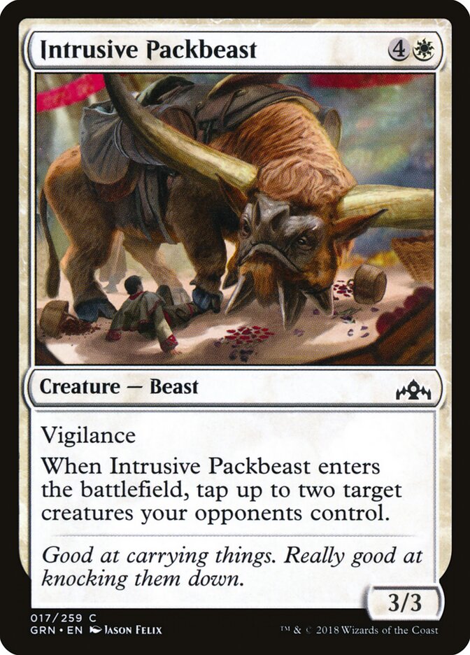 Intrusive Packbeast - Guilds of Ravnica (Common) [GRN-17]