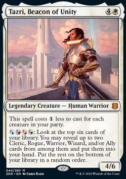 Tazri, Beacon of Unity - Zendikar Rising (Mythic) [ZNR-44] Hauptbild