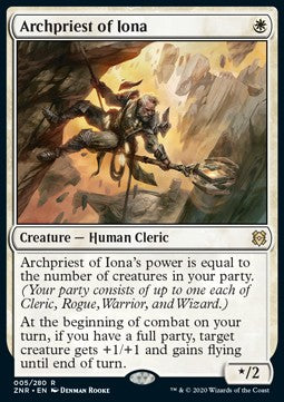 Archpriest of Iona - Zendikar Rising (Rare) [ZNR-5] Hover Image