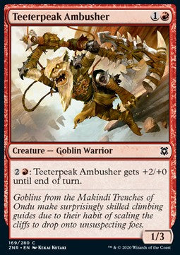 Teeterpeak Ambusher - Zendikar Rising (Common) [ZNR-169] Immagine principale del prodotto