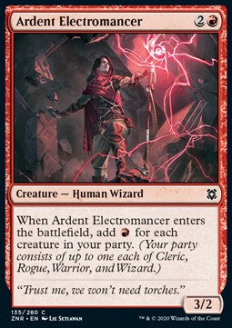Ardent Electromancer - Zendikar Rising (Common) [ZNR-135] Immagine principale del prodotto