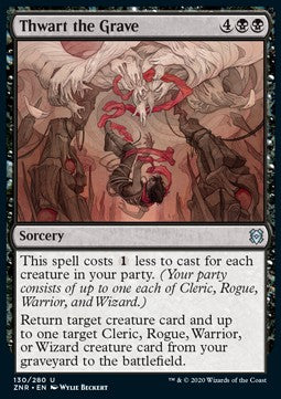 Thwart the Grave - Zendikar Rising (Uncommon) [ZNR-130] Main image