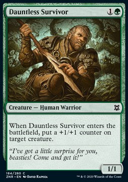 Dauntless Survivor - Zendikar Rising (Common) [ZNR-184] Immagine principale del prodotto