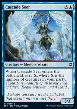 Cascade Seer - Zendikar Rising (Common) [ZNR-48] Immagine principale del prodotto