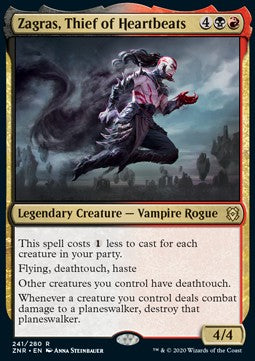 Zagras, Thief of Heartbeats - Zendikar Rising (Rare) [ZNR-241] Main image