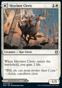 Skyclave Cleric // Skyclave Basilica - Zendikar Rising (Uncommon) [ZNR-40] Main image