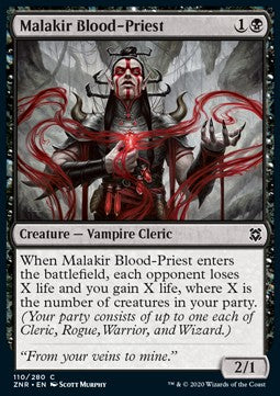Malakir Blood-Priest - Zendikar Rising (Common) [ZNR-110] Hover Image
